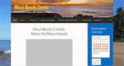 Desktop Screenshot of mauibeachcondo.com